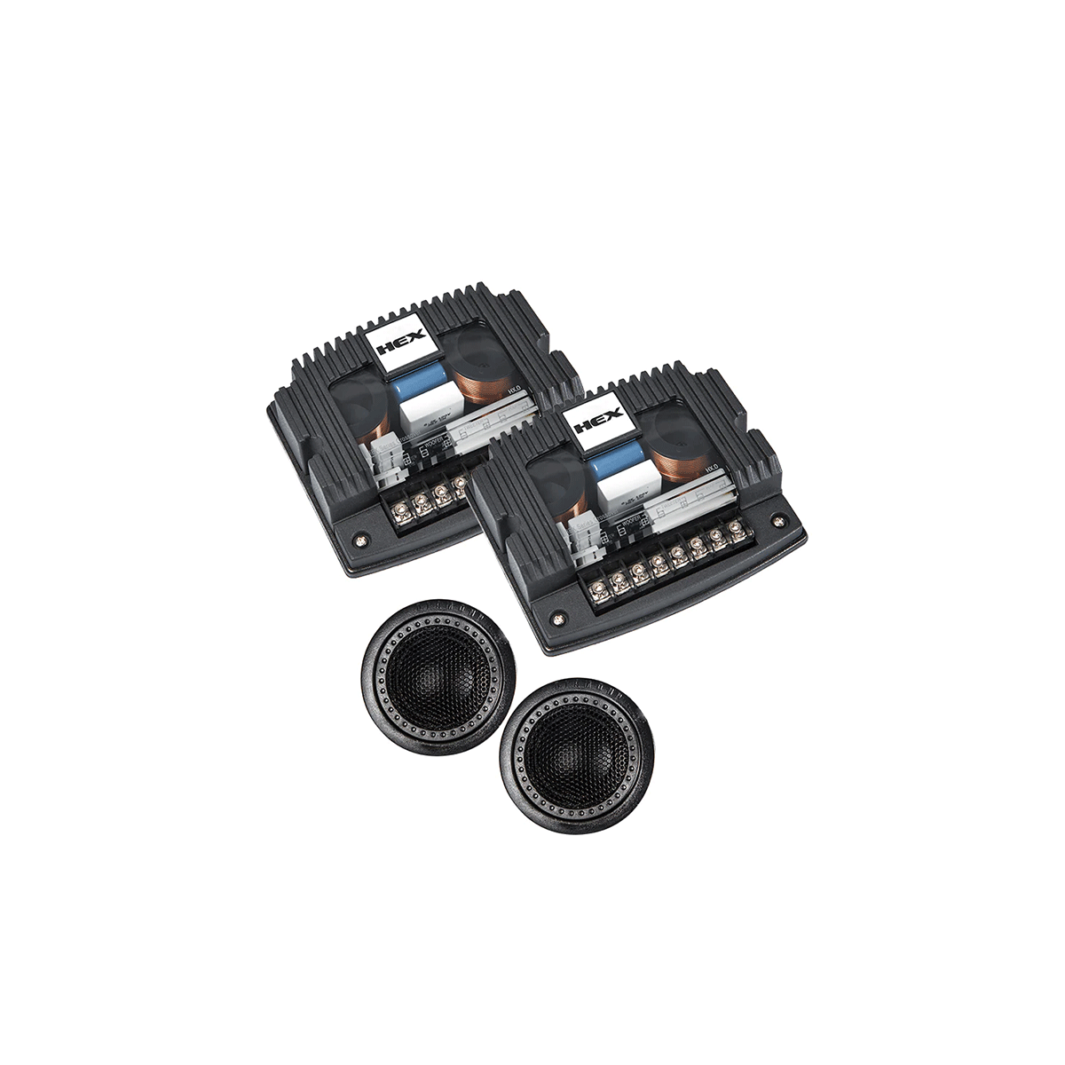 Diamond Audio 6” HEX Series 2-Way Component Set w/Silk Dome Tweeter - H600S