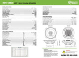 SoundQubed HDS Series 5.25" Coaxial 2-way Speakers (Pair)