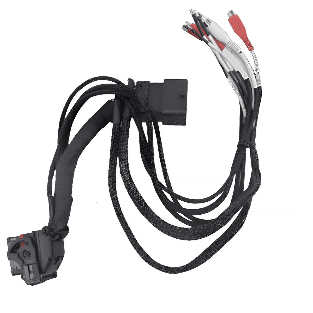 Diamond Audio 2014-2023 Harley Davidson Break Out Harness for MSHD14 - Adds 4 Extra 5V RCA Outputs - HDTSR14