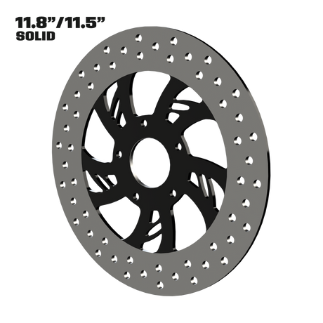 Hennessey 11" Solid Rotor in Black
