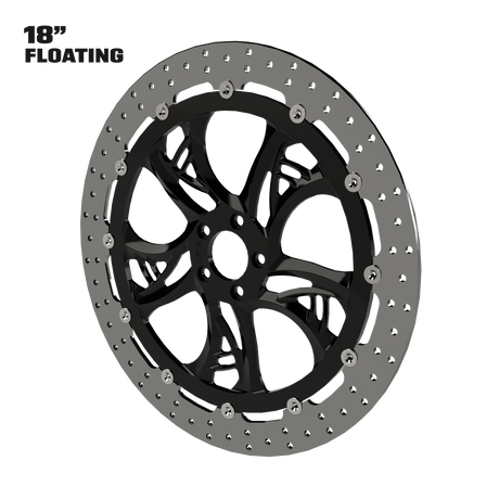 Hennessey 18" Floating Rotor in Black