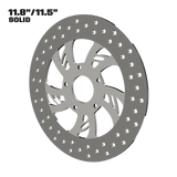 Hennessey 11" Solid Rotor in Polished