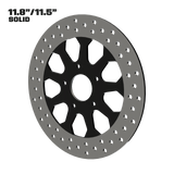 High Stakes 11" solid rotor in black