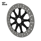 High Stakes 13" solid rotor in black