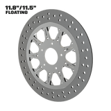 High Stakes 11" floating rotor in polished