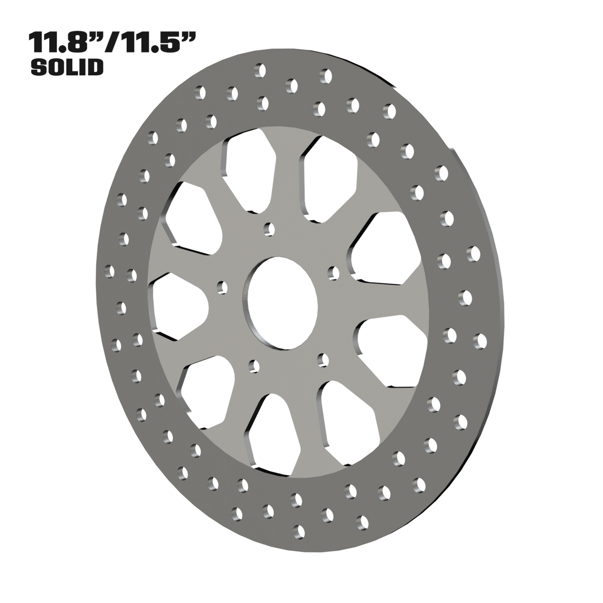 High Stakes 11" solid rotor in polished