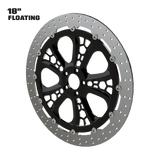 Hive 18" Floating Rotor in Black Contrast Cut