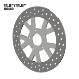 Hot Rod 11" solid rotor in polished