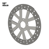 Hot Rod 13" solid rotor in polished
