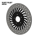 Hurricane 11" solid rotor in black