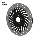 Hurricane 13" solid rotor in black