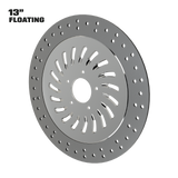 Hurricane 13" floating rotor in polished
