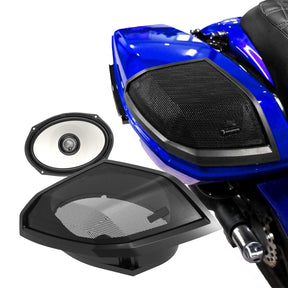 Diamond Audio 2024+ Harley Davidson® Cut-In Lid Kit with HXM69F2 Speakers (2Ω) - MSHXM692LK24