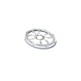 Diamond Audio 6"x 9" Flush Mount Speaker Grills Brushed Aluminum/White (Pair) - HXM69FGW