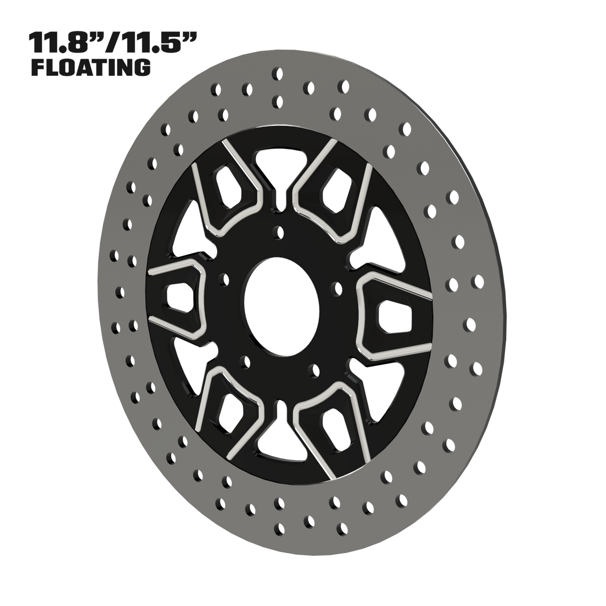 Hypex 11" Floating Rotor in Black