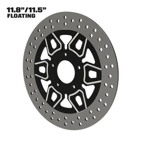 Hypex 11" Floating Rotor in Black
