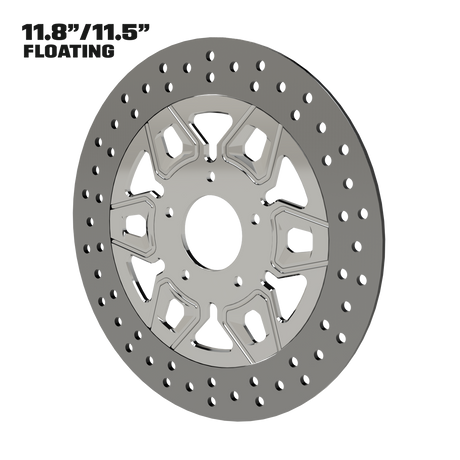 Hypex 11" Floating Rotor in Polished
