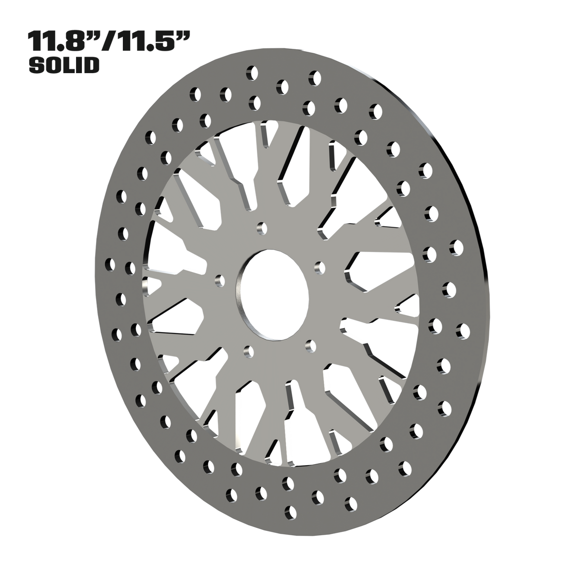 Hypex 11" Solid Rotor in Polished