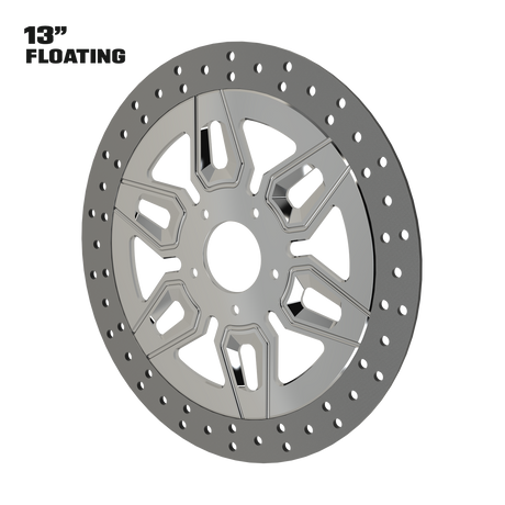 Hypex 13" Floating Rotor in Polished