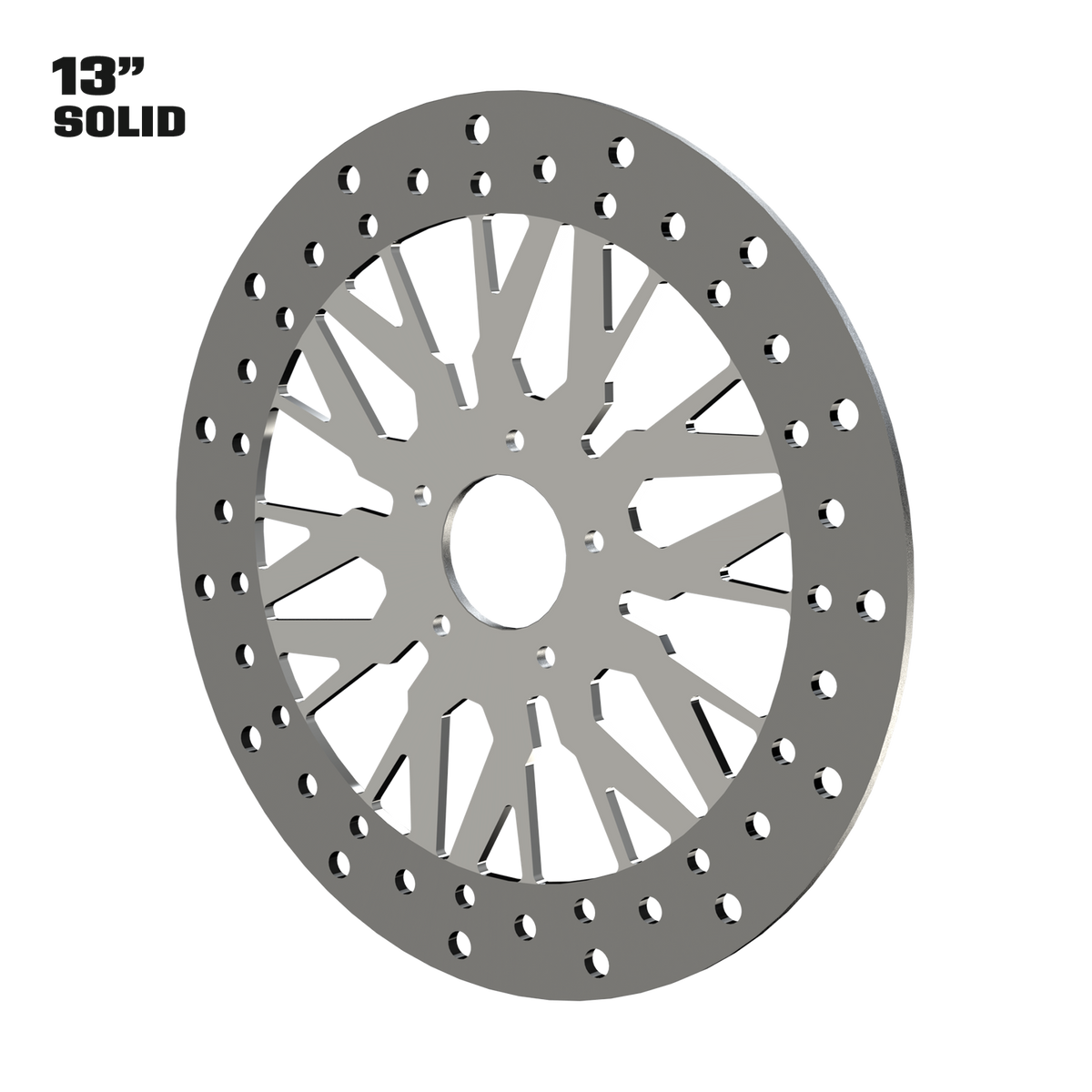 Hypex 13" Solid Rotor in Polished