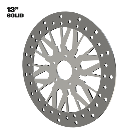 Hypex 13" Solid Rotor in Polished