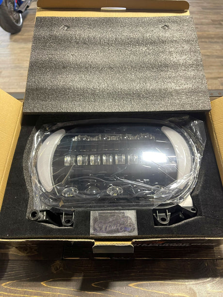 Curly's Inc Shark Tooth 2015 – UP Road Glide LED Headlight
