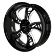 Hennessy Harley Trike Black Double Cut Wheels