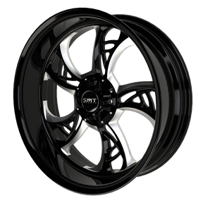 Hennessy Harley Trike Black Double Cut Wheels