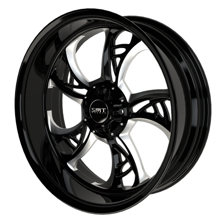 Hennessy Harley Trike Black Double Cut Wheels
