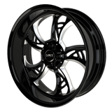 18x7" Harley-Davidson Hennessy Black Double Cut Trike Wheel