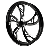 Hennessy Bulldog Fat Tire Black Double Cut Wheels