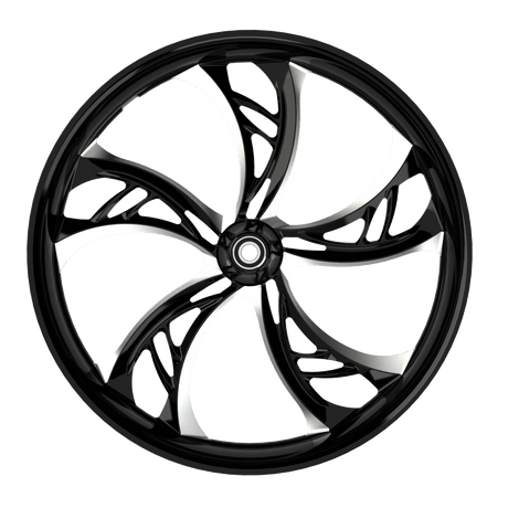 Hennessy Bulldog Fat Tire Black Double Cut Wheels
