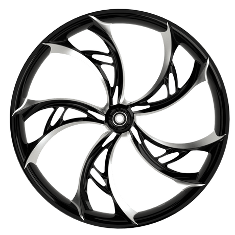 Hennessy 3D Harley Black Double Cut Wheels