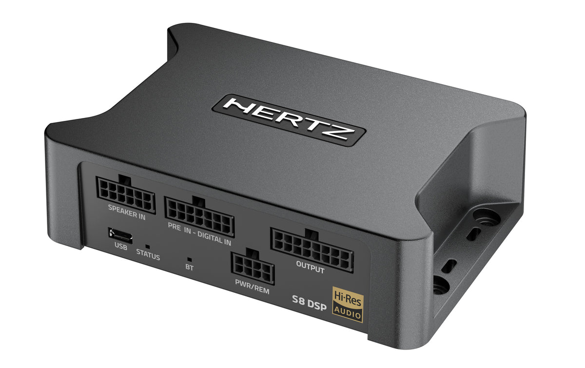 Hertz S8 DSP | 8 CH Audio Processor | 6 x input / 8 x output channels | APP control