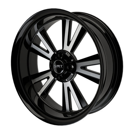 Hot Rod Harley Trike Black Double Cut Wheels