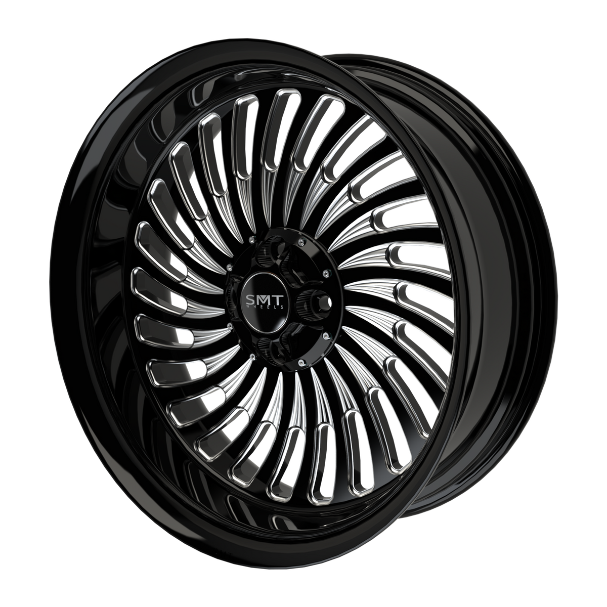 Hurricane Harley Trike Black Double Cut Wheels