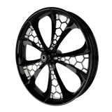 Hive 3D Harley Black Double Cut Wheels