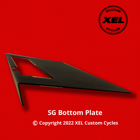 XEL Street Glide Amp Rack Bottom Plate
