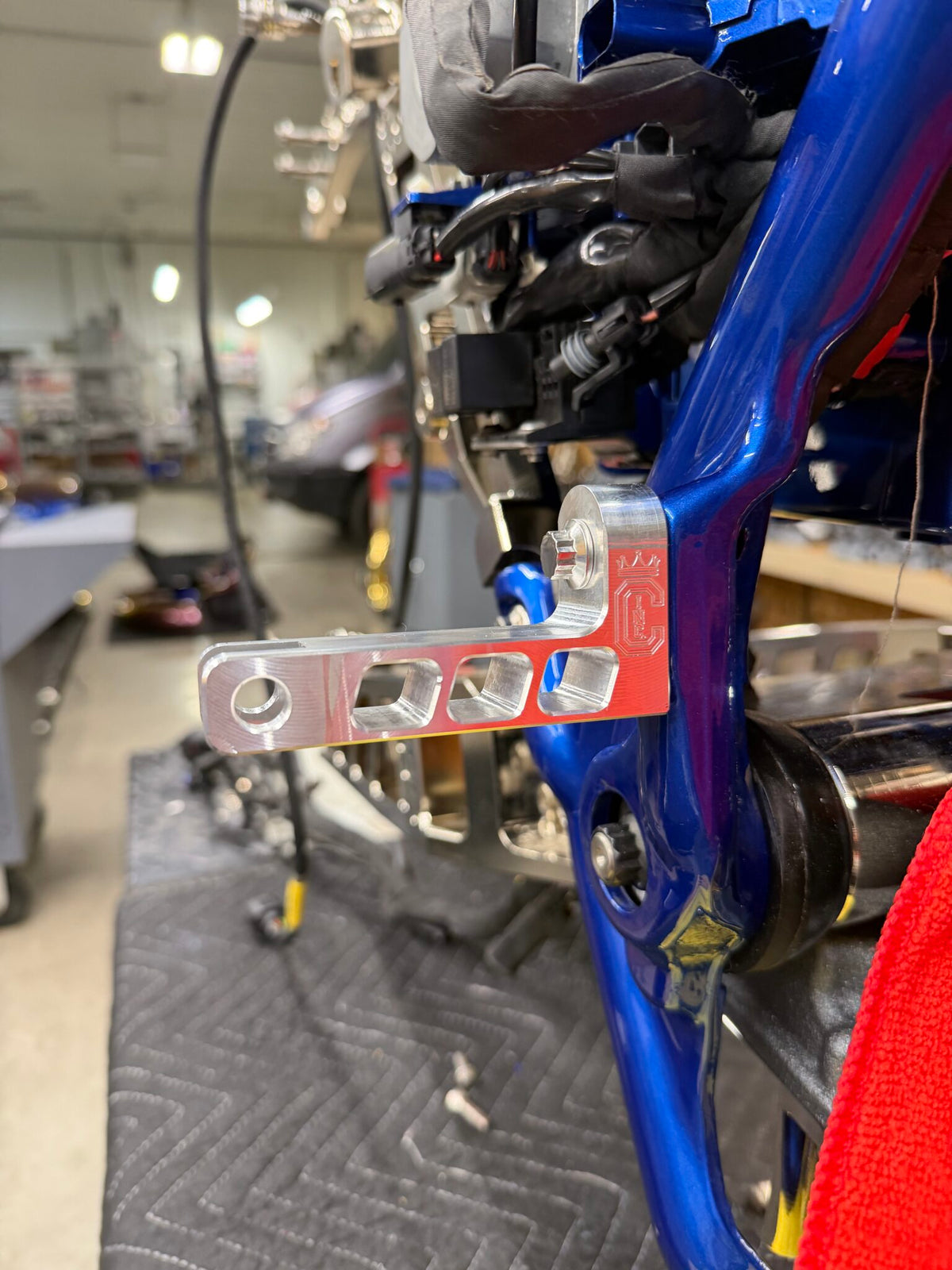 Curly's Inc Billet Passenger Peg Mounts