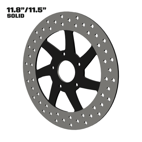 Imitator 11" solid rotor in black