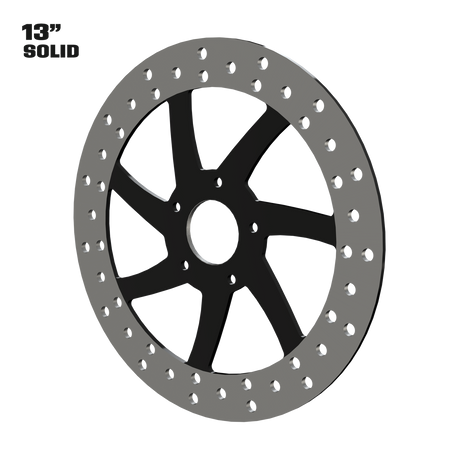 Imitator 13" solid rotor in black