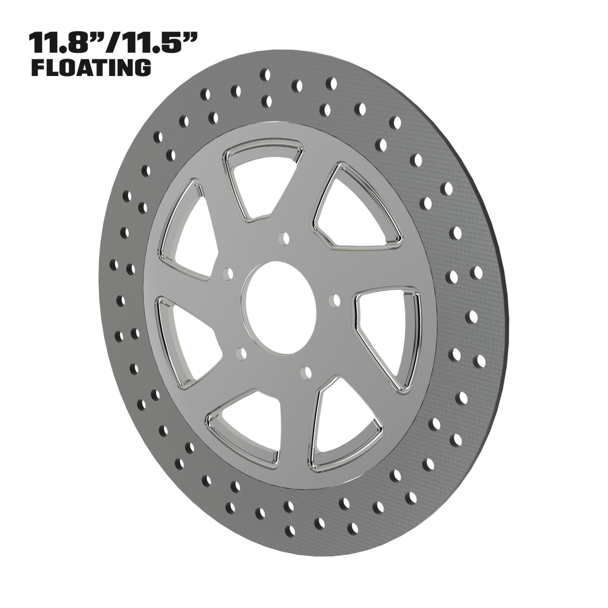 Imitator 11" floating rotor in polished