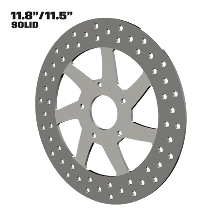 Imitator 11" solid rotor in polished