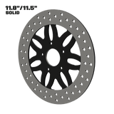 Infinity 11" solid rotor in black
