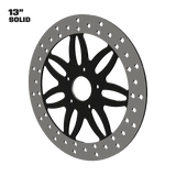 Infinity 13" solid rotor in black