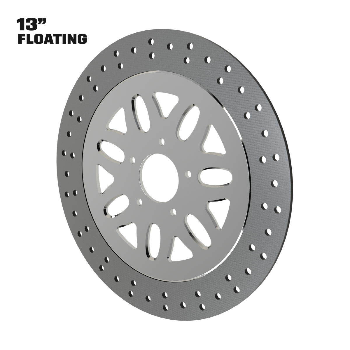 Infinity 13" floating rotor in polished