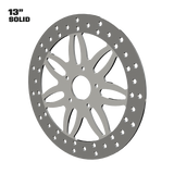 Infinity 13" solid rotor in polished