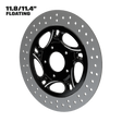 Intrepid 11" Floating Rotor in Black Contrast Cut