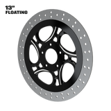 Intrepid 13" Floating Rotor in Black Contrast Cut