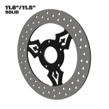 Iron Trinity 11" solid rotor in black